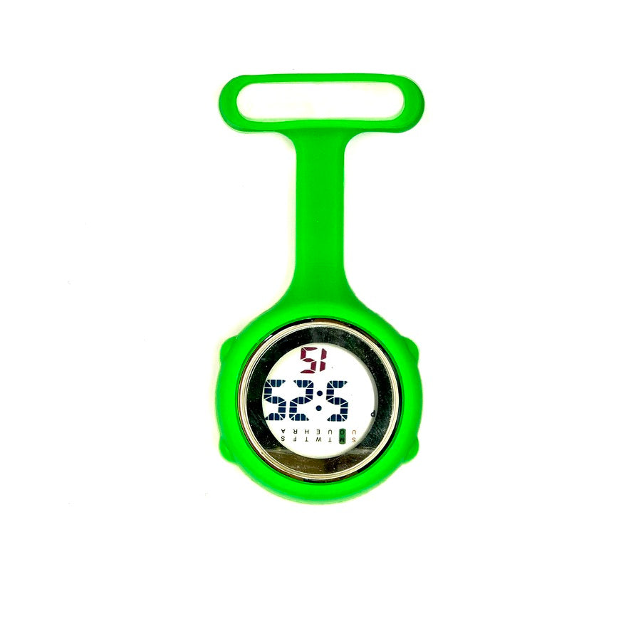 Green Digital Fob Watch Digital Nurse Watch Nursefobs