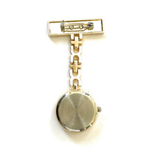 Load image into Gallery viewer, Gold Chainlink Fob Watch