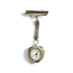 Heart Of Silver Fob Watch