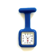 Load image into Gallery viewer, Navy Square Fob Watch