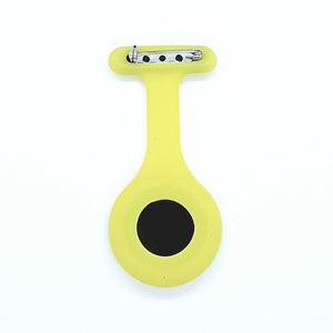 Yellow Fob Watch For Medical Staff Back