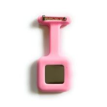 Load image into Gallery viewer, Pink Square Fob Watch