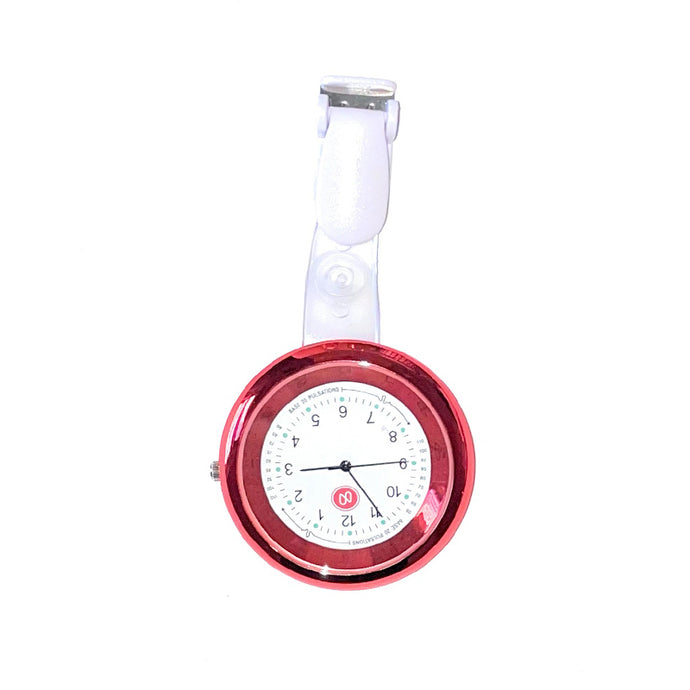 Red Nurses Fob Watch Infinity (Front)