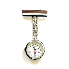 Load image into Gallery viewer, Silver Chainlink Fob Watch