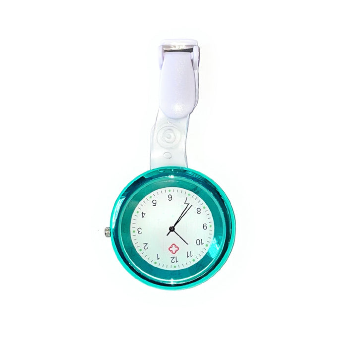 Turquoise Infinity Nurse Fob Watch (Front)