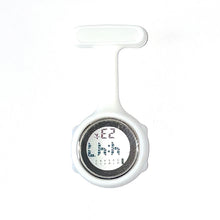 Load image into Gallery viewer, White Digital Nurses Fob Watch (Front)