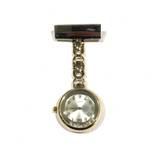 Load image into Gallery viewer, bejewelled gold metal fob watch