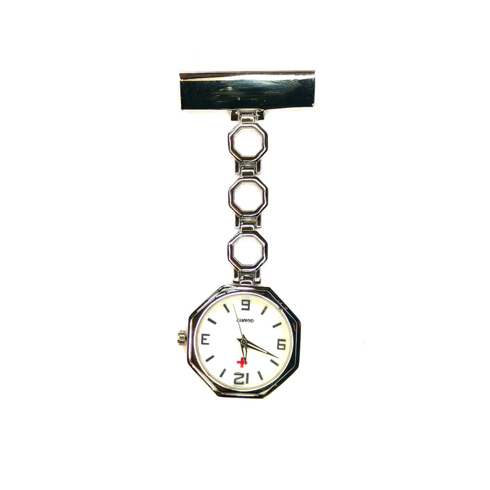 Chammi Silver Metal Fob Watch