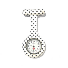 Load image into Gallery viewer, dalmatian nurses fob watch front