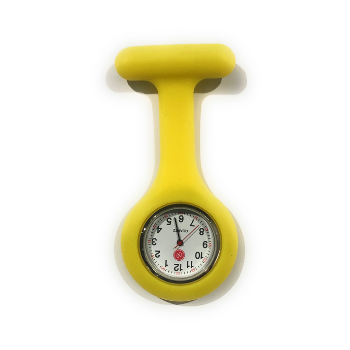 yellow nurse fob watch front
